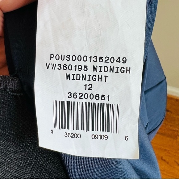 White by Vera Wang Bridesmaid Dress Midnight Blue Vw360195 Full Length formal - Picture 13 of 15